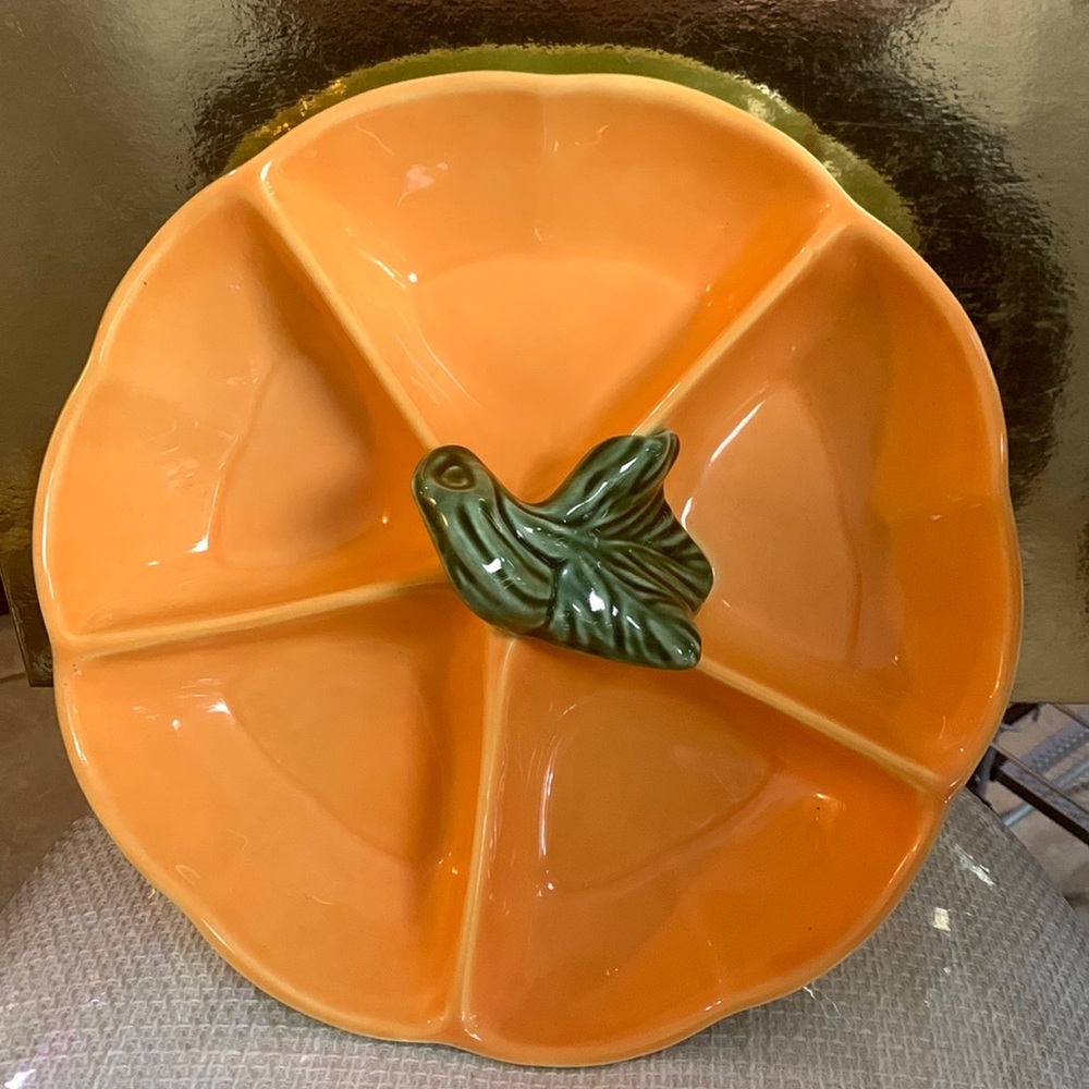 OLFAIRE‎ Pumpkin divided dish made in Portugal
